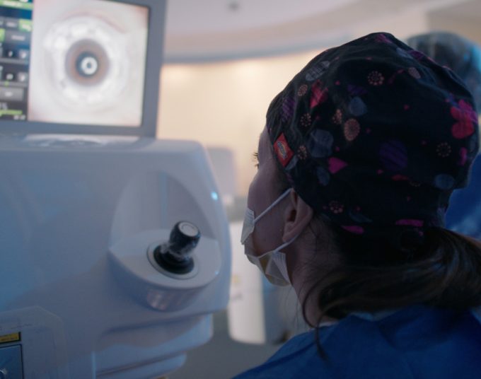 Laser eye correction using the femtoLASIK method